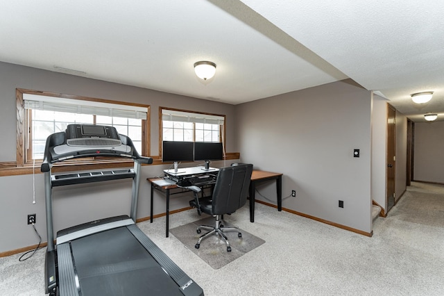 3415 Lake St NW, Rochester, MN 55901 - office with baseboards and carpet floors