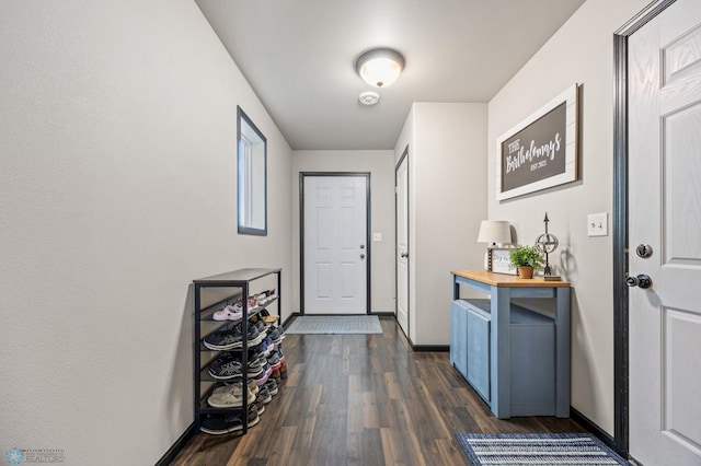 5543 Tuscan Ct S, Fargo, ND 58104 - entrance foyer with dark wood finished floors and baseboards