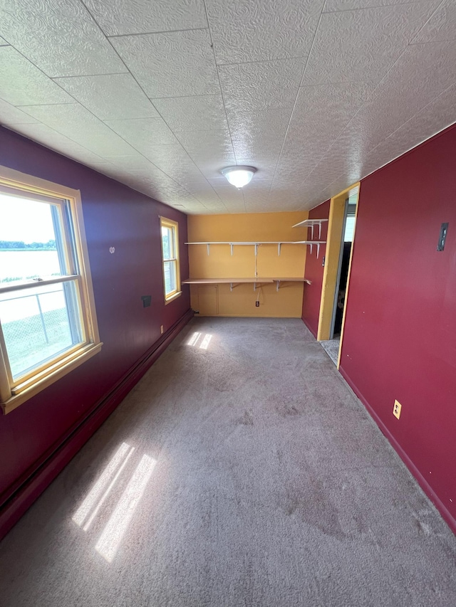 208 Benton St W, Cologne, MN 55322 - empty room featuring a baseboard heating unit and carpet