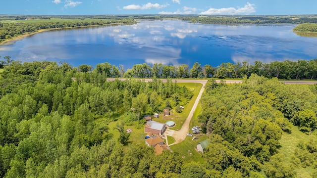 41793 Kilkenny Rd, Kilkenny, MN 56052 - drone / aerial view of a large body of water and a forest