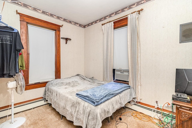 41793 Kilkenny Rd, Kilkenny, MN 56052 - bedroom with baseboard heating and carpet