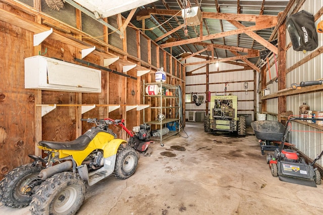 41793 Kilkenny Rd, Kilkenny, MN 56052 - garage featuring metal wall