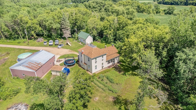 41793 Kilkenny Rd, Kilkenny, MN 56052 - view from above of property featuring a forest