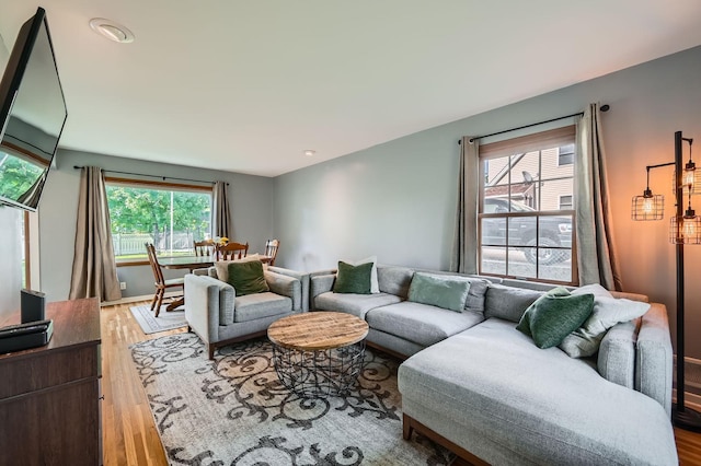 457 108th Ln NW, Coon Rapids, MN 55448 - living area with wood finished floors