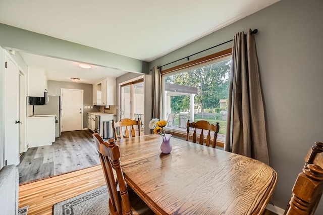 457 108th Ln NW, Coon Rapids, MN 55448 - dining room featuring light wood-style floors