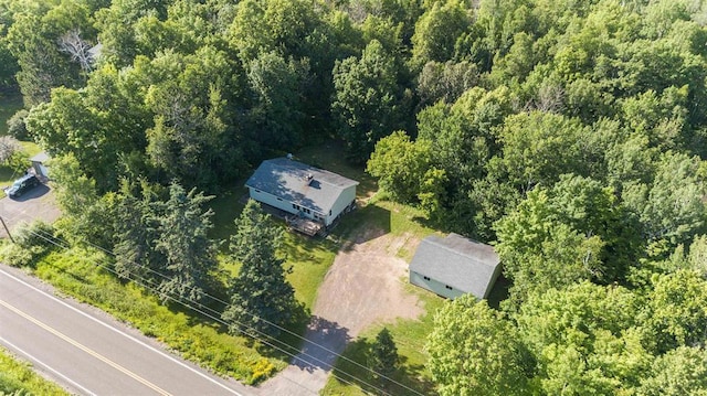 4043 Rehbein Rd, Duluth, MN 55803 - view from above of property with a heavily wooded area