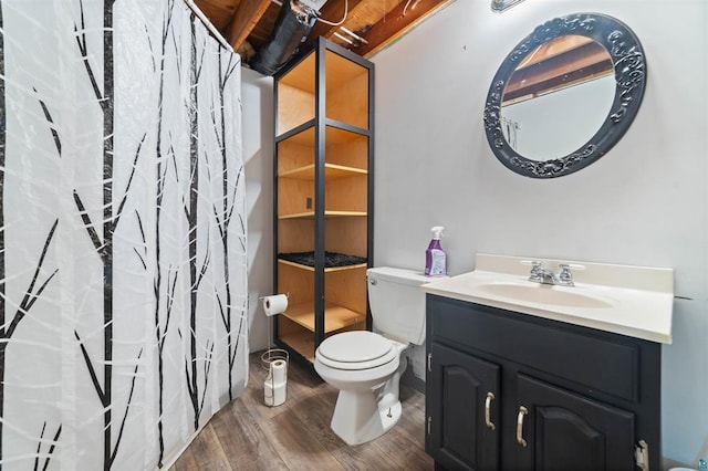 4043 Rehbein Rd, Duluth, MN 55803 - full bath with wood finished floors and vanity