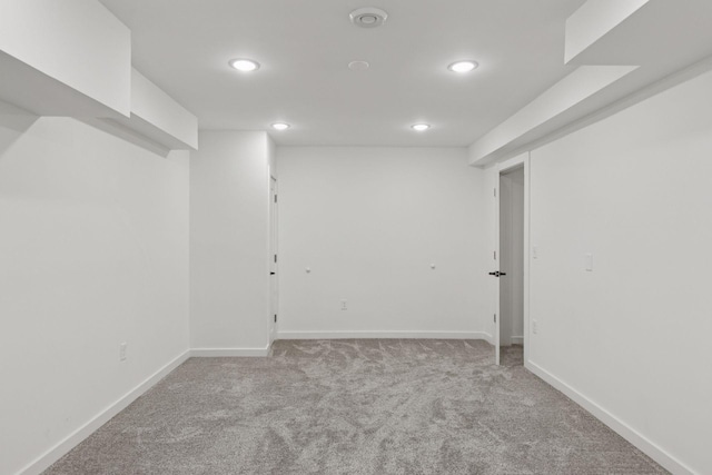 4116 River Run, Savage, MN 55378 - finished basement featuring carpet flooring and recessed lighting