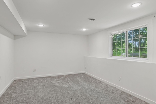 4116 River Run, Savage, MN 55378 - carpeted spare room featuring recessed lighting and a smoke detector