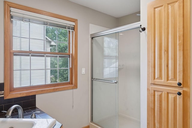 4116 River Run, Savage, MN 55378 - bathroom featuring a shower stall and vanity