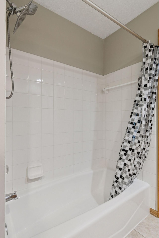 4116 River Run, Savage, MN 55378 - bathroom featuring shower / bath combo and tile patterned floors