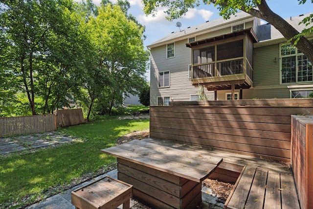 4116 River Run, Savage, MN 55378 - deck featuring a sunroom