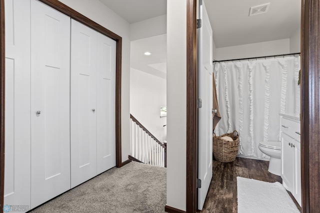 1592 69th Ave S, Fargo, ND 58104 - corridor with an upstairs landing and baseboards