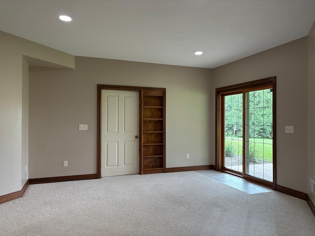 53030 254th Ave, Plainview Twp, MN 55964 - spare room featuring light carpet and recessed lighting