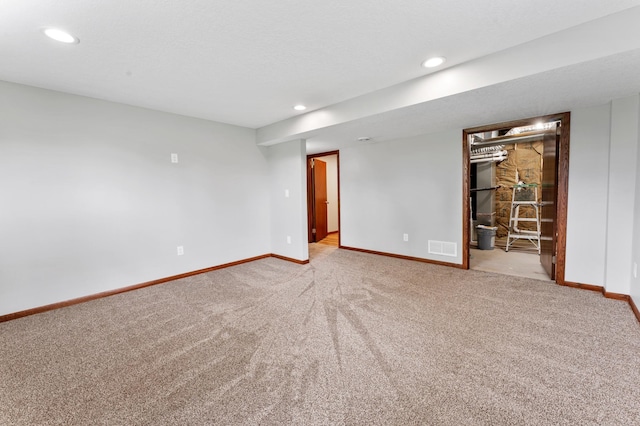55170 Forest Blvd, Rush City, MN 55069 - carpeted spare room featuring recessed lighting