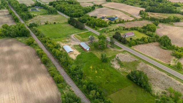55170 Forest Blvd, Rush City, MN 55069 - aerial view of property and surrounding area featuring rural landscape