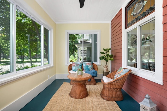 2636 Harriet Ave, Minneapolis, MN 55408 - sunroom / solarium featuring healthy amount of natural light and crown molding