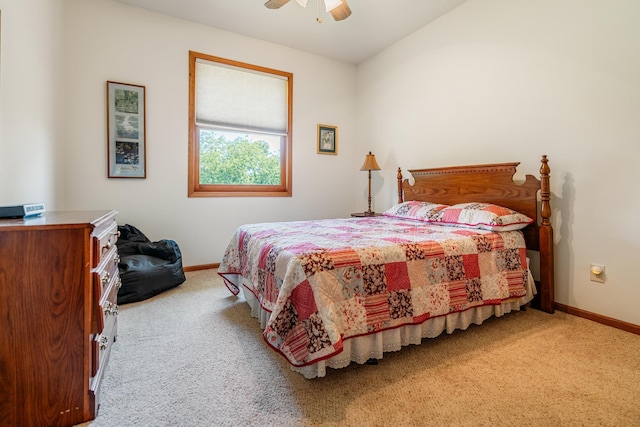 W5136 Hale Ct, Farmington Twp, WI 54636 - bedroom with carpet flooring and ceiling fan