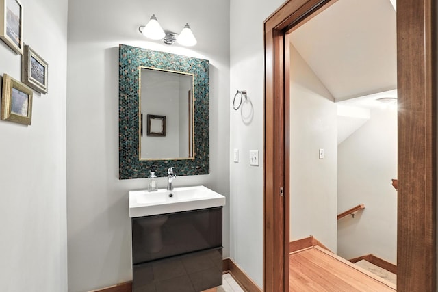 2794 Casco Point Rd, Orono, MN 55391 - bathroom with tile patterned floors and vanity