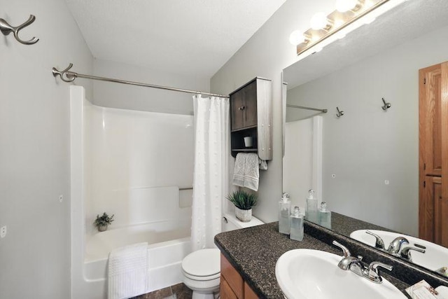 10374 61st St NE, Albertville, MN 55301 - bathroom with vanity and shower / bath combination with curtain