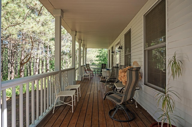 11691 115th St N, Grant, MN 55082 - view of wooden porch