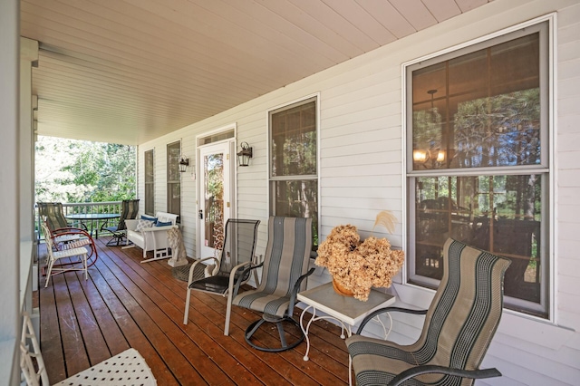 11691 115th St N, Grant, MN 55082 - view of wooden porch