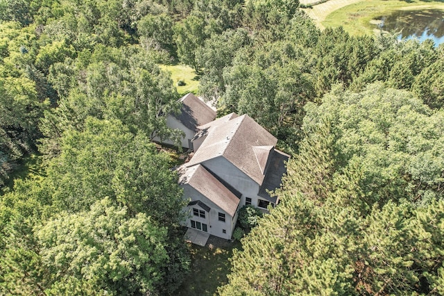 11691 115th St N, Grant, MN 55082 - aerial overview of property's location featuring a forest and a nearby body of water