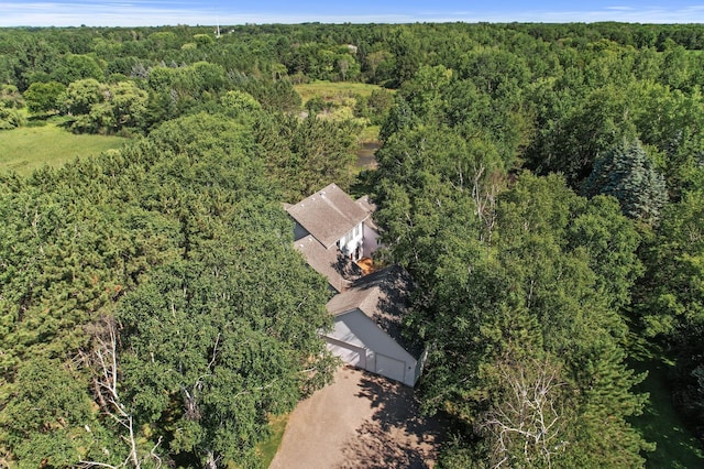 11691 115th St N, Grant, MN 55082 - aerial view of property and surrounding area with a forest