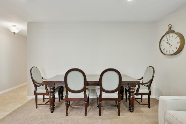5737 20th Ave S, Minneapolis, MN 55417 - dining area featuring baseboards and carpet floors