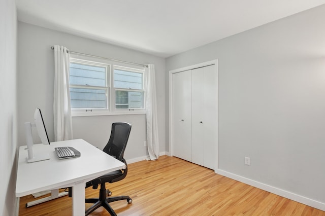 5737 20th Ave S, Minneapolis, MN 55417 - office area with baseboards and wood finished floors