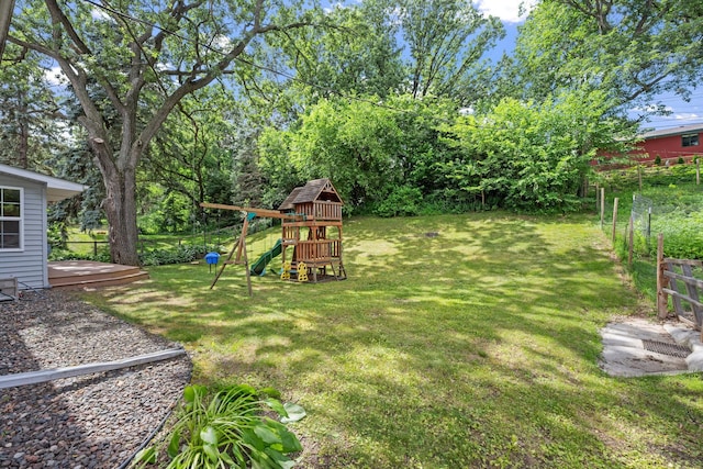 1762 Canyon Ln, New Brighton, MN 55112 - view of yard featuring a playground