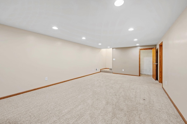 1762 Canyon Ln, New Brighton, MN 55112 - finished basement with carpet flooring and recessed lighting