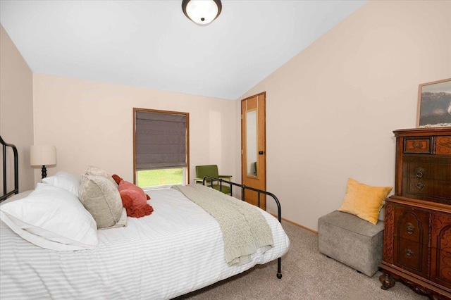4179 W Tischer Rd, Rice Lake, MN 55803 - bedroom with lofted ceiling and carpet