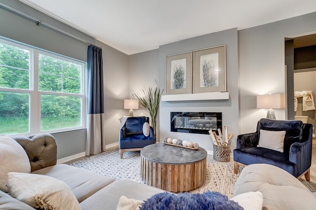 954 Silvercreek Ave, Delano, MN 55328 - living room with a glass covered fireplace and carpet