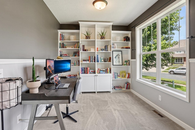 6287 Fountain Ln N, Maple Grove, MN 55311 - office area with carpet flooring and baseboards