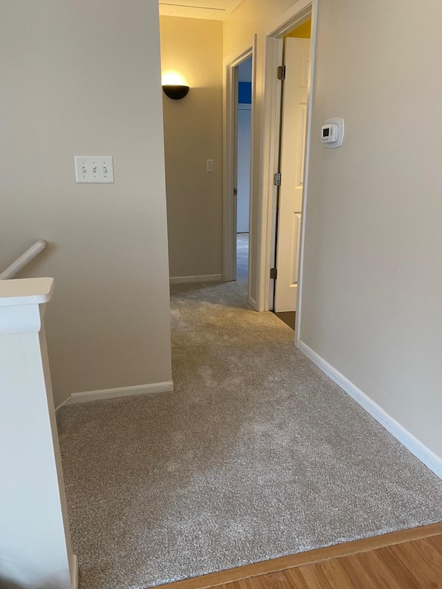 602 Cortland Ln SW, Rochester, MN 55902 - hall featuring baseboards and carpet