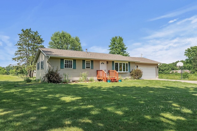 7635 165th Ave NE, Columbus, MN 55025 - single story home featuring a garage, driveway, and a front yard