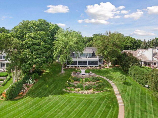 2462 Lafayette Rd, Minnetonka Beach, MN 55391 - view from above of property