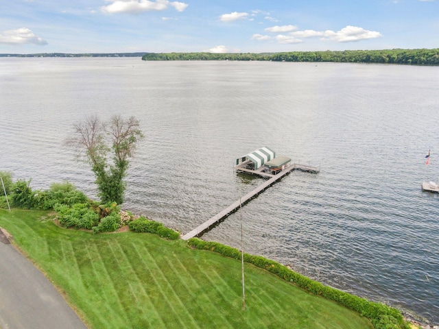 2462 Lafayette Rd, Minnetonka Beach, MN 55391 - water view featuring a dock