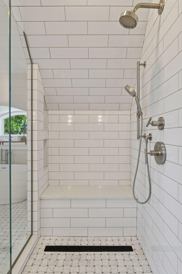 2462 Lafayette Rd, Minnetonka Beach, MN 55391 - full bathroom with a stall shower