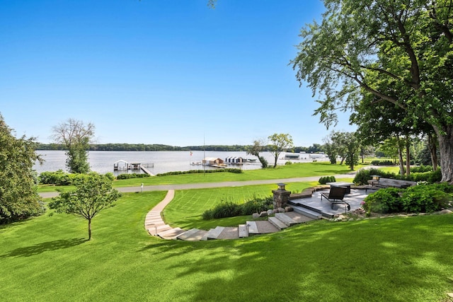 2462 Lafayette Rd, Minnetonka Beach, MN 55391 - view of property's community with a water view and a yard