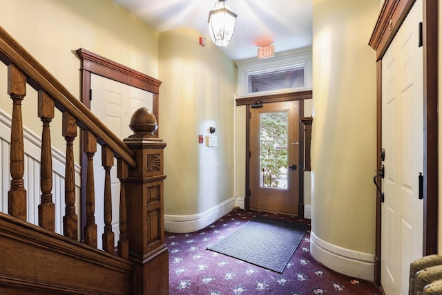 1520 Elliot Ave Unit 4, Minneapolis, MN 55404 - foyer entrance with carpet floors and stairs