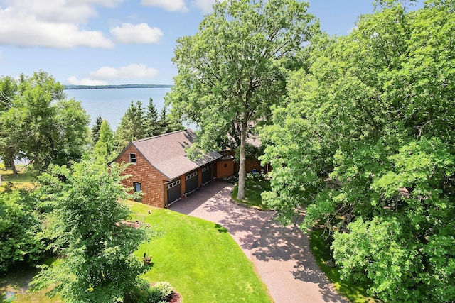 12104 County Highway 17, Lake View Twp, MN 56501 - aerial view of property and surrounding area featuring a large body of water