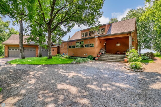 12104 County Highway 17, Lake View Twp, MN 56501 - view of front of house featuring roof with shingles