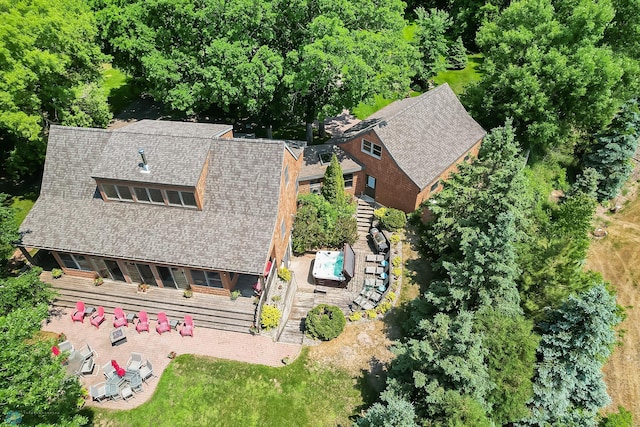 12104 County Highway 17, Lake View Twp, MN 56501 - view from above of property