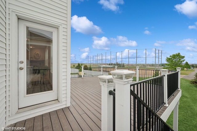 15742 Everglade Ave, Apple Valley, MN 55124 - view of wooden terrace