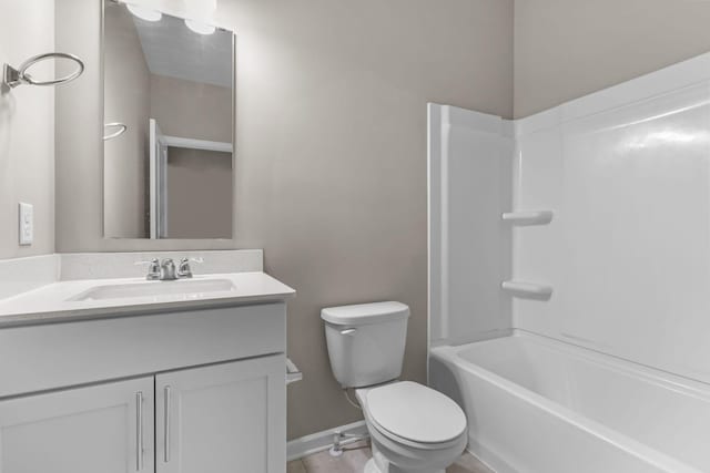 5370 Fountain Ln N, Plymouth, MN 55446 - full bathroom featuring vanity, bathing tub / shower combination, and tile patterned flooring