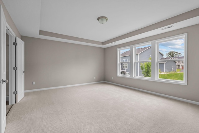 5370 Fountain Ln N, Plymouth, MN 55446 - empty room with a tray ceiling and light colored carpet