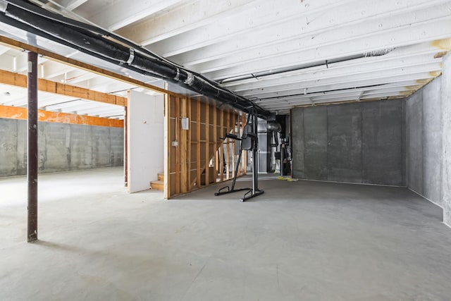 5390 Everest Ln N, Plymouth, MN 55446 - view of unfinished basement