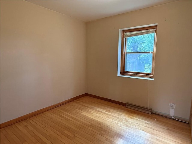 2999 18th St, Oak Grove Twp, WI 54868 - spare room featuring light wood finished floors and baseboards